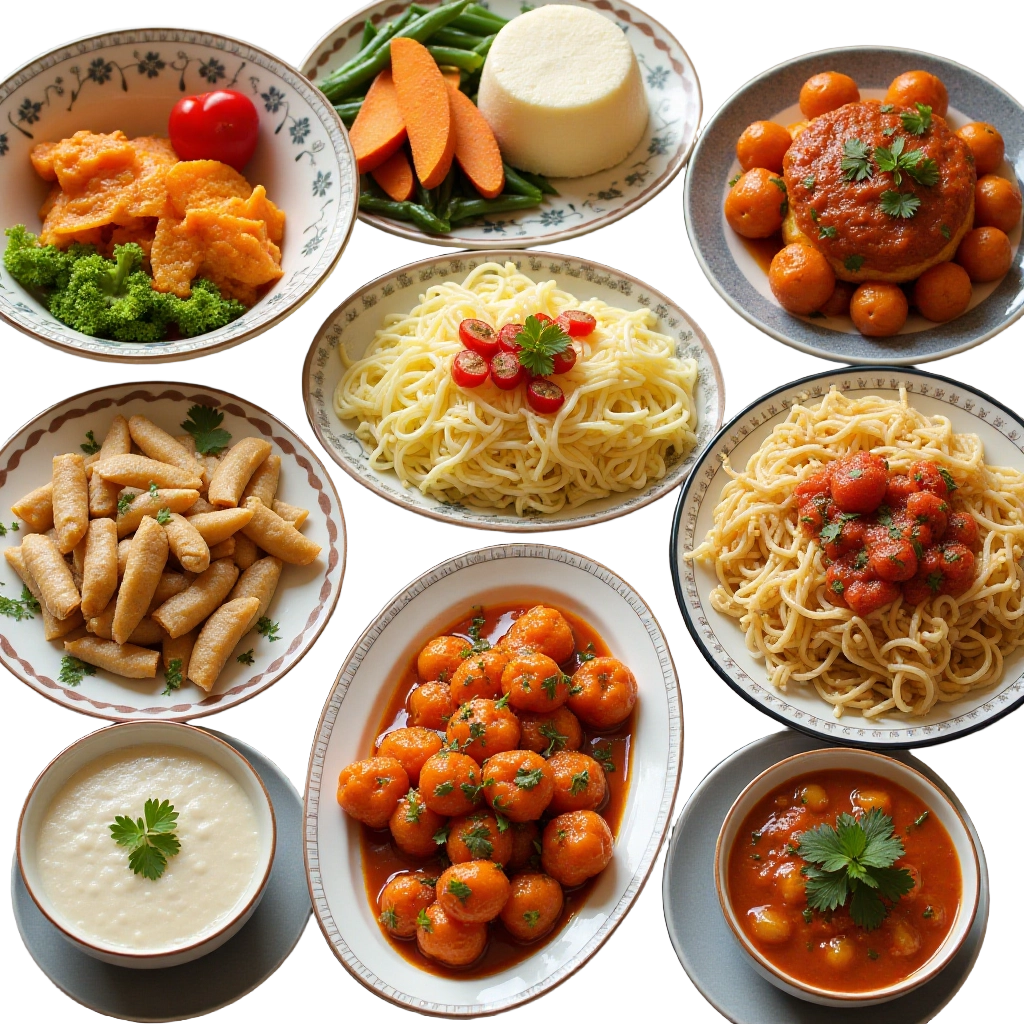 Assorted Delicious Dishes